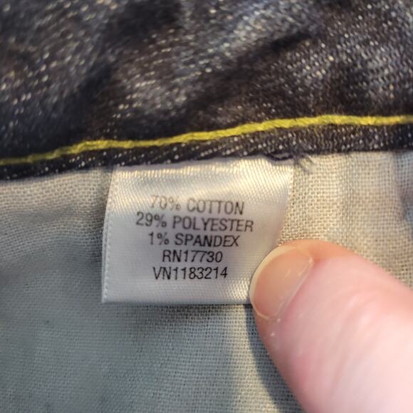 Mossimo Denim Jeans Juniors 7 Boot Cut Low Rise Flap Pocket Boho Cowgirl Western - Picture 7 of 11